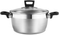 Кастрюля Polaris Rialto 24C 5.4л. d 24см с крышкой стальной 015153