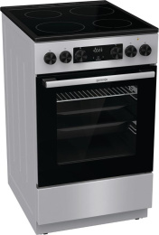 Электрическая плита Gorenje GEC5C41SG, стеклокерамика, без крышки, серый