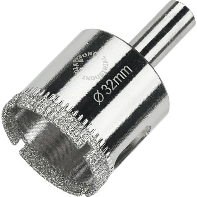 Коронка алмазная по керамике, плитке и стеклу 32 мм Diamond Industrial DIDCBC032