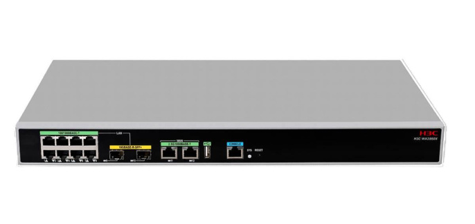 H3C EWP-WX2860X Контроллер управления для точек доступа Wi-Fi H3C WX2860X Access Controller with 10*1000BASE-T Ports and 2*SFP Plus Ports