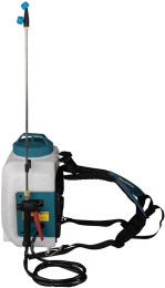 Опрыскиватель Makita DUS108Z аккум. ранц. 10л белый/бирюзовый