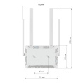 Маршрутизатор/ Netcraze Viva Гигабитный интернет-центр с Mesh Wi-Fi 5 AC1200, 4-портовым Smart-коммутатором и многофункциональным портом USB Netcraze Viva NC-1913