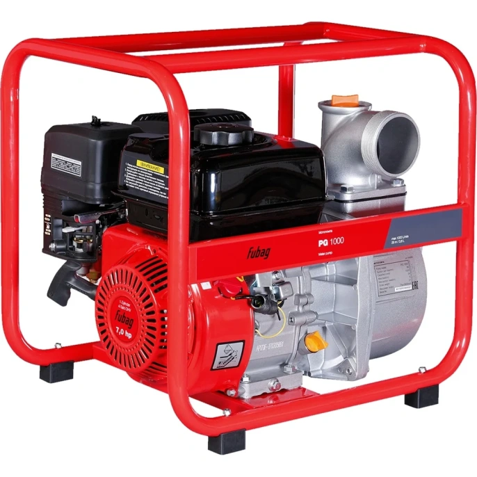Бензиновая мотопомпа для чистой воды FUBAG PG 1000 838751