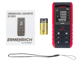 Лазерная рулетка Ermenrich Reel PRO GE80, черный