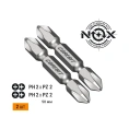 Набор бит двухсторонних (2 шт; Ph2xPz2х50 мм; карта) NOX 336003