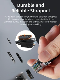 Патч-корд CABLETIME CN60E (CT-CAT6U-PB0.5) 0.5 м, UTP гигабитного Ethernet CAT6, черный