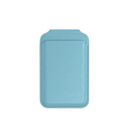 Магнитный кошелек-подставка из веганской кожи Satechi Magnetic Wallet Stand Magsafe Compatible. Цвет: светло-голубой AP-MWSB