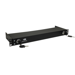 Управляемый USB over IP концентратор DistKontrolUSB16-4 с 16 портами USB 2 блока питания / Ethernet 2 x 10/100/1000 Mb/Защитный модуль с замком
