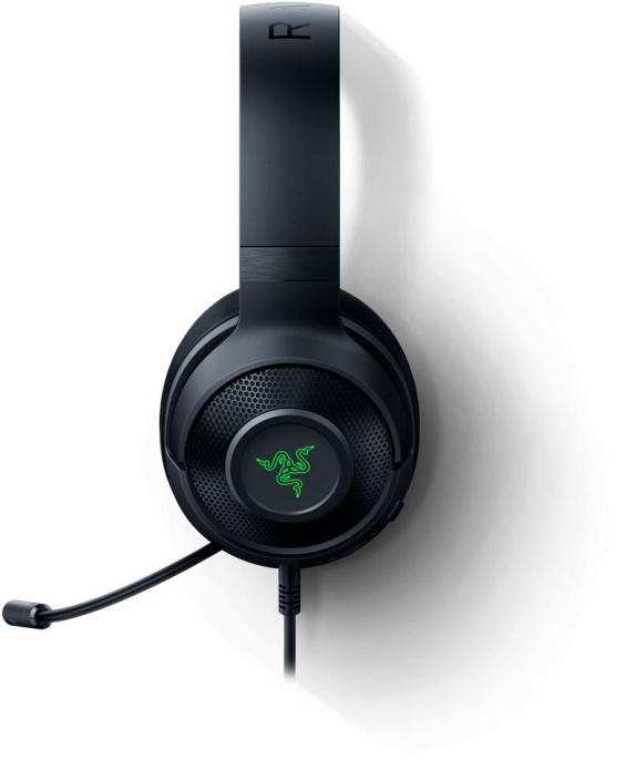 Наушники с микрофоном Razer Kraken V3 X черный 1.8м мониторные оголовье (RZ04-03750300-R3M1)