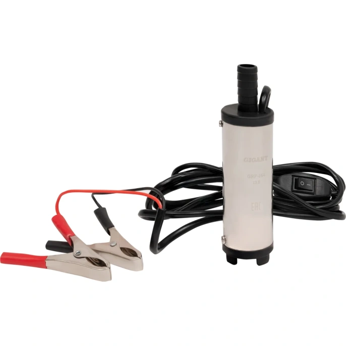 Насос перекачки топлива погружной D38 несъёмный фильтр Gigant, 20л/мин, 1200л/час, GRF-154