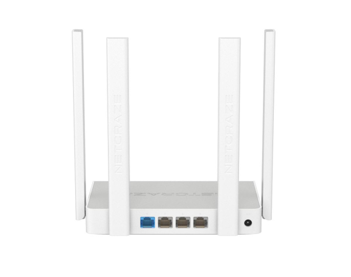 Маршрутизатор/ Netcraze Viva Гигабитный интернет-центр с Mesh Wi-Fi 5 AC1200, 4-портовым Smart-коммутатором и многофункциональным портом USB Netcraze Viva NC-1913