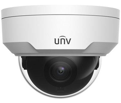 Камера Uniview Видеокамера IP купольная антивандальная, 1/2.8" 2 Мп КМОП @ 30 к/с, ИК-подсветка до 30м., LightHunter 0.001 Лк @F1.6, объектив 4.0 мм, WDR, 2D/3D DNR, Ultra 265, H.265, H.264, MJPEG, 3 потока, IPC322SB-DF40K-I0-RU