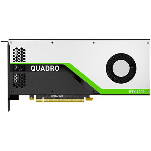 Видеокарта/ VGA PNY NVIDIA Quadro RTX 4000 Turing TU106 , 8GB GDDR6/256 bit, PCI Express 3.0 16x, 3xDP, DisplayPort-DVI-D, USB Type-C, 1xStereo, 1xSync (VCQRTX4000BLK-1)