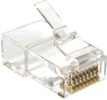 Коннектор Sysmatrix PLUG 8P8C5EU.UW RJ45 кат.5E UTP прозр. упак.:100шт