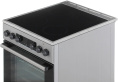 Электрическая плита Gorenje GEC5C40XAOT, стеклокерамика, электрическая, без крышки, серый