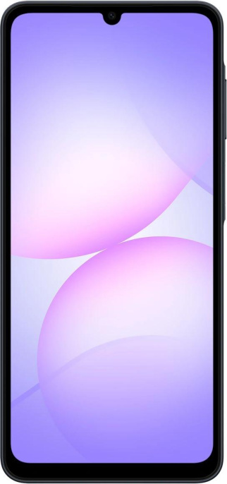 Смартфон Samsung SM-A075F Galaxy A07 64Gb 4Gb черный моноблок 3G 4G 2Sim 6.7" 720x1600 Android 15 50Mpix 802.11 a/b/g/n/ac GPS GSM900/1800 GSM1900 Protect microSD max2048Gb SM-A075FZKDCAU