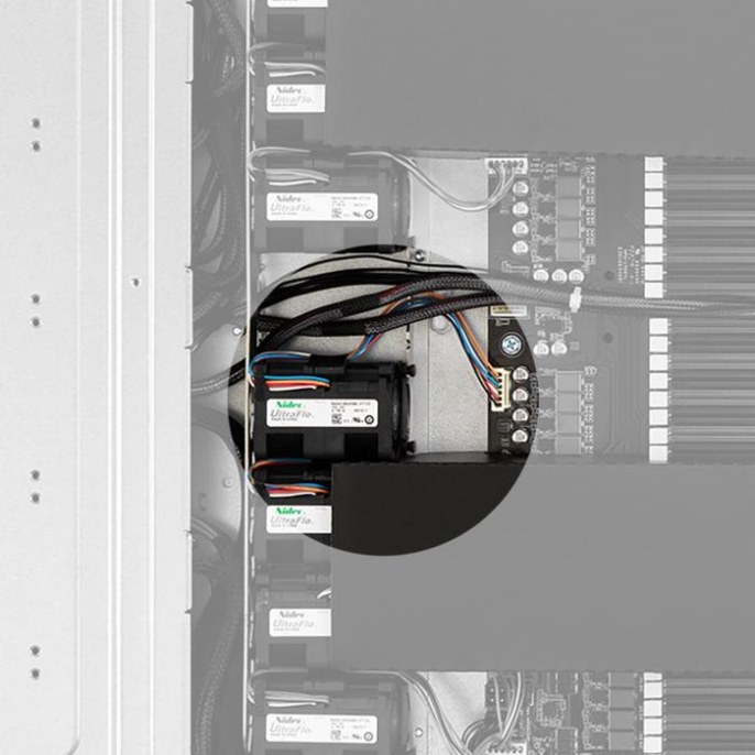 Вентилятор для корпуса/ ASUS RS700A-E11 4056 FAN 6PIN 90SKS000-M22AN0