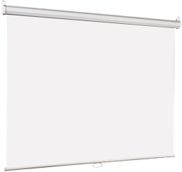 LEP-100109 Настенный экран Lumien Eco Picture 203х203см (рабочая область 195х195 см) MW восьмигранный корпус, возможность потолочн./настенного крепления, уровень в комплекте, 1:1 (треугольная упаковка)