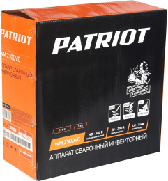 Сварочный аппарат Patriot WM230DVC,  инвертор, кейс [605302024]