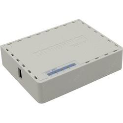 Wi-Fi роутер MIKROTIK hAP,  Wi-Fi 4,  N300,  2.4ГГц, 4 LAN,  1xUSB, белый [rb951ui-2nd]