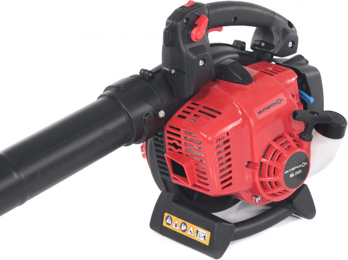 Воздуходувка-пылесос Интерскол ВБ 28П черный/красный