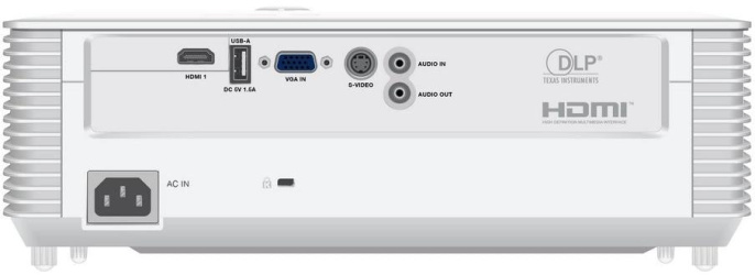 Проектор Exell EXD201W DLP 3800Lm LS 1280x800 30000:1 ресурс лампы:15000часов 1xUSB typeA 1xHDMI 2.6кг
