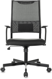 Кресло руководителя Бюрократ CH Balance, сетка/ткань, до 150кг, черный