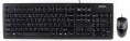Комплект клавиатура+мышь A4TECH KRS-8372, USB, проводной, черный