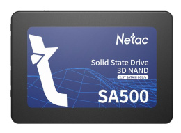 SSD накопитель Netac SSD SA500 240GB 2.5 SATAIII 3D NAND, R/W up to 520/450MB/s, TBW 120TB, 3y wty NT01SA500-240-S3X