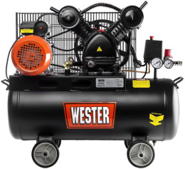 Компрессор поршневой Wester WBK2200/50PRO масляный 340л/мин 50л 2200Вт черный/красный