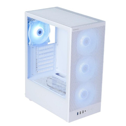 Корпус компьютерный Defender RaptorX белый,ATX,4fans,switch&M/BSync (25123)