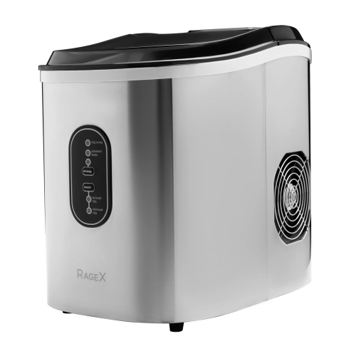 Льдогенератор RAGEX R1801, 1.7л, 105Вт, цвет: 900 (серебристый)