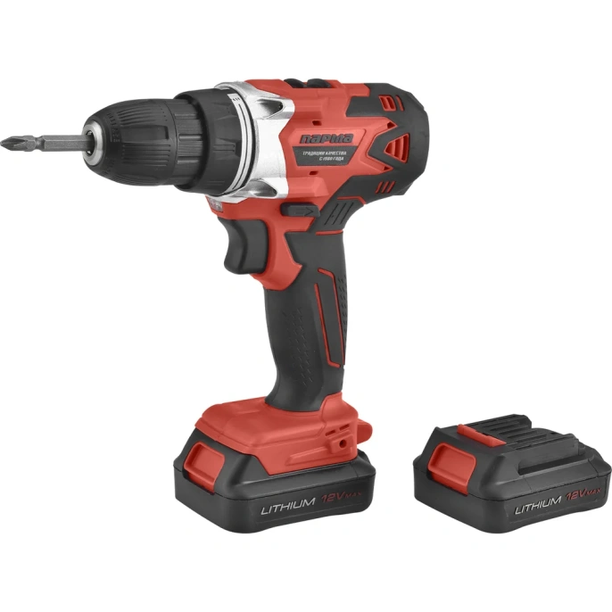 Дрель-шуруповерт ПАРМА ДША-02-1312/2Li, 1.3Ач,  с двумя аккумуляторами [02.021.00006]