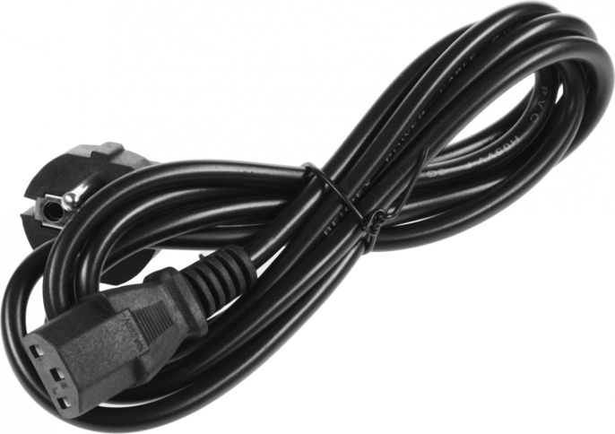 BEHPEX Кабель IEC C13 Евровилка 1.8м черный