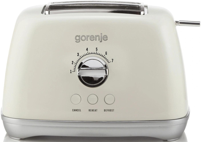Тостер Gorenje T900RL 1000Вт бежевый/серебристый