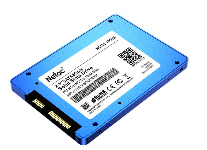 SSD накопитель NETAC N535S NT01N535S-120G-S3X 120ГБ, 2.5", SATA III, SATA