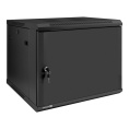 Шкаф телекоммуникационный 19" настенный 9U ExeGate EC-WM-9U.450.M.BLACK (19”, 9U, 600x450x500mm (ШхГхВ), передняя дверь металл, съемные боковые панели, пыле- и влагозащита IP23, черный RAL 9004) EX298619RUS