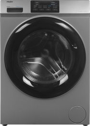 Стиральная машина узкая HAIER HW70-BP12919S, с фронтальной загрузкой, 7кг, 1200об/мин, с паром, инверторная