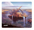 Игровой коврик для мыши SVEN MP-G03S Island 230x200x2мм, ткань + резина SV-016883