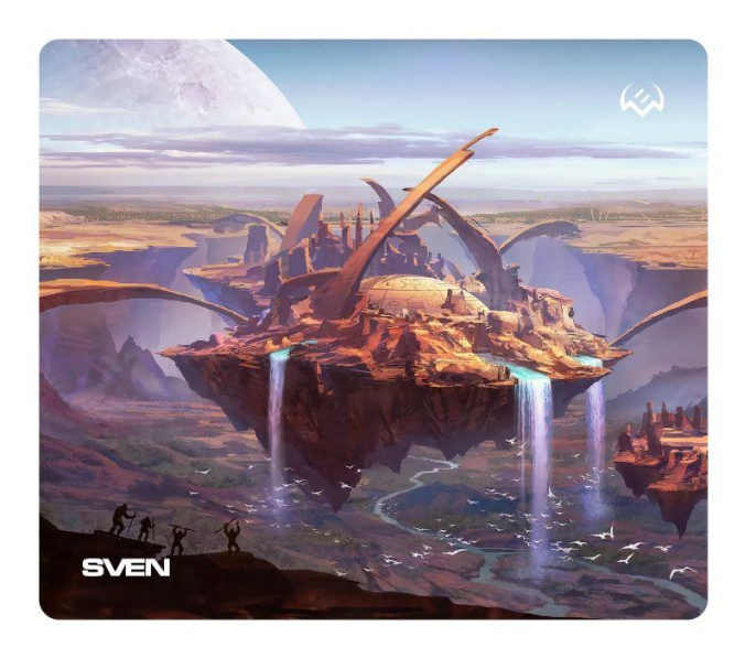 Игровой коврик для мыши SVEN MP-G03S Island 230x200x2мм, ткань + резина SV-016883