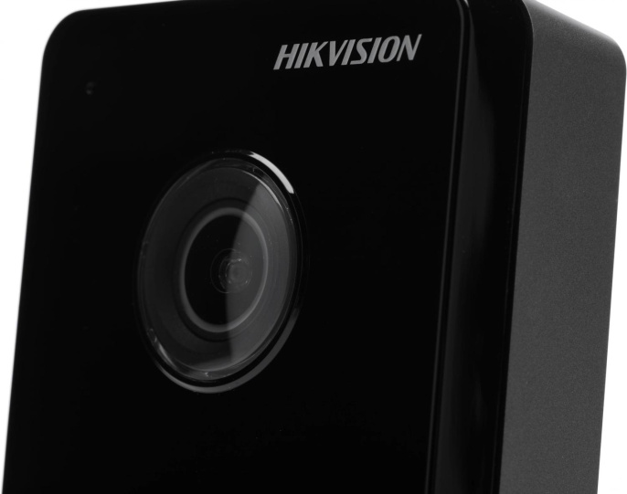 Видеопанель Hikvision DS-KV6113-WPE1(C),  цветная,  накладная,  черный