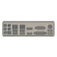 Заглушка Supermicro IO Shield For 2U+ Chassis MCP-260-00063-1N для MBD-X11SAE-F