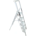 Алюминиевая стремянка SevenBerg calipso 4 широкие ступени белая Calipso-4 Calipso-4 silver