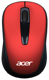 Мышь беспроводная Acer OMR136, радио, оптическая, USB, 1000dpi, красный [zl.mceee.01j]