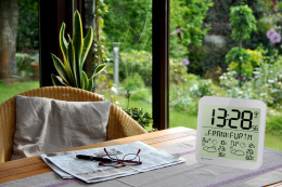 Метеостанция Bresser MyTime Meteotime LCD, серебристые