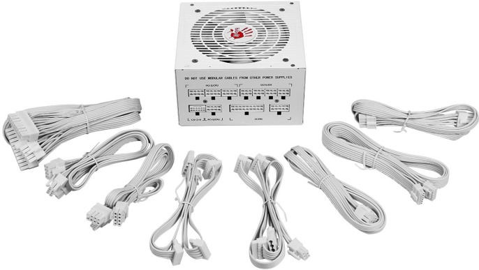 Блок питания BLOODY BD-PS750G, 750Вт, 80 PLUS GOLD, 120мм, белый, retail [bd-ps750g-mw]