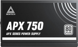 Блок питания MONTECH APX 750,  750Вт,  80 PLUS WHITE,  120мм, черный, retail [xwya11-750w]