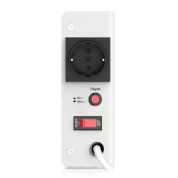 SVEN Стабилизатор AVR SLIM-1000 LCD 800Вт,Входное 140-260В, 1*CEE7/4 розетка, настенное крепление . SV-012816