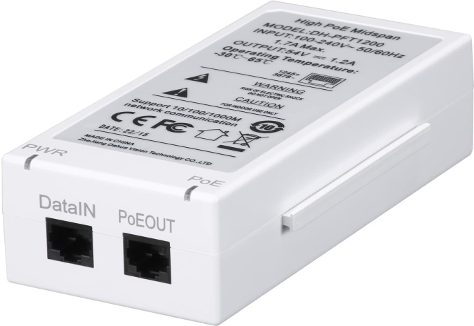 PoE-адаптер Dahua Инжектор Hi-PoE DH-PFT1200