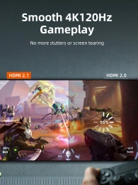 Адаптер CABLETIME CP46G (CT-DHF8K-AG) 8K Micro HDMI/HDMI «папа-мама» - алюминий + корпус из ПВХ